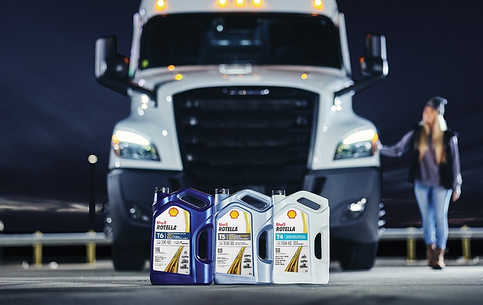 trailer and Rotella products