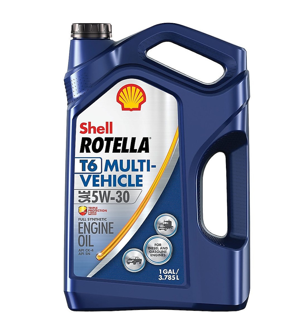 Shell ROTELLA® T6 Multi-Vehicle 5w-30 Full Synthetic Heavy Duty