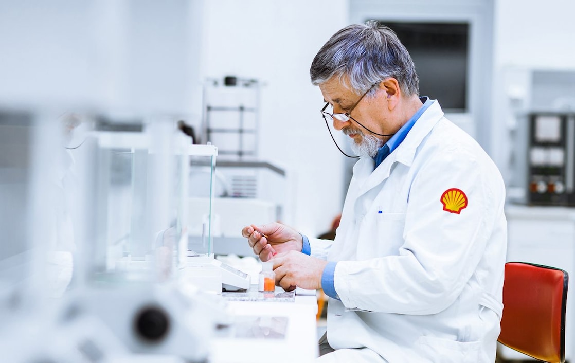 scientist performing experiment