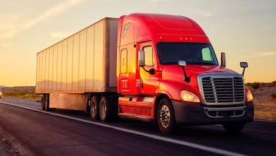trucks sun rise