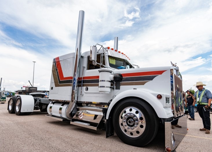 white truck