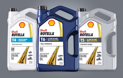 Rotella oil bottles