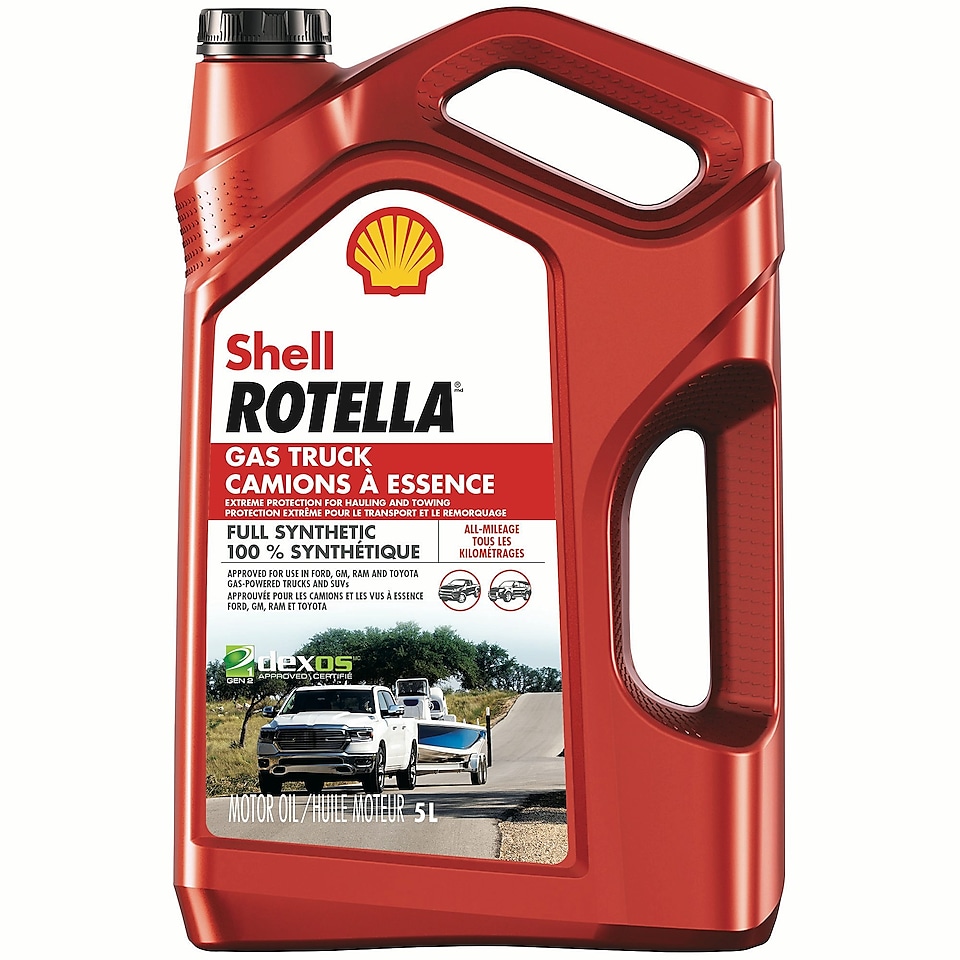 Synthetic Motor Oil | Shell Rotella® Gas Truck Synthetic Engine Oil